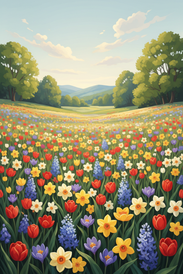 Blumenwiesenlandschaft