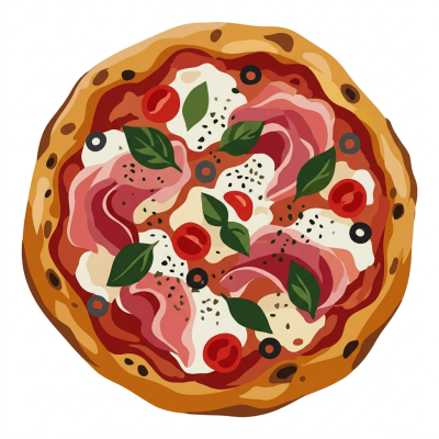 Schinkenpizza