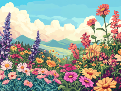 Blumen auf der Wiese – DL24-037