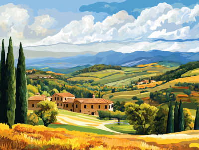 Provence-Landschaft – DL24-092