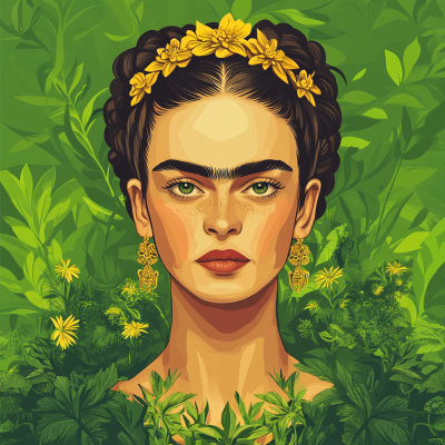 Frida Kahlo Porträt – FR24-012