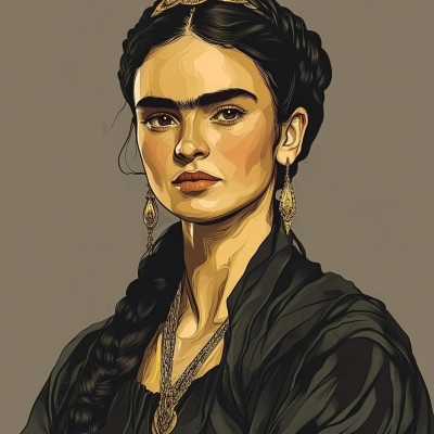 Frida Kahlo Porträt – FR24-020