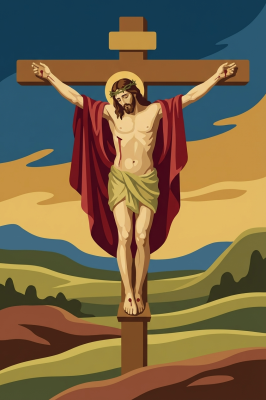 Jesus am Kreuz – BG26-0327