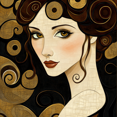 Klimt-Stil: Verführung