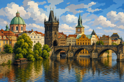 Karlsbrücke in Prag