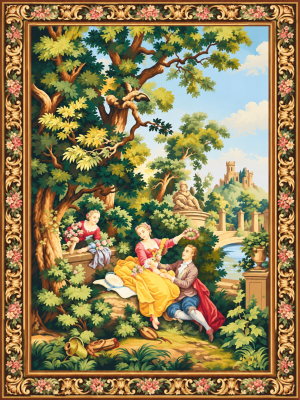 Rokoko Gartenidylle