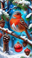 Der kleine Vogel und Weihnachten