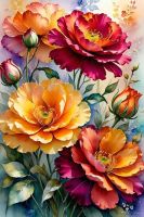 Bunte Rosen – 24-165