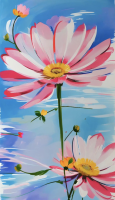 Bunte Blumen Serie Nr. 15.
