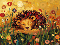 Klimts Löwe