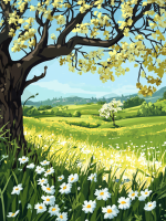 Blumen auf der Wiese – 25-272