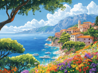 Mediterranes Landschaftsbild – 25-445