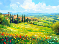 Frühling in der Toskana