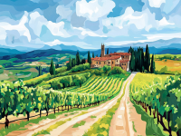 Trauben, Toskana, Chianti, Wein