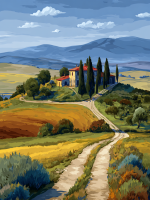 Provence-Landschaft – 25-654