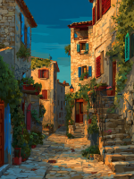 Abendstimmung in der Chianti-Region