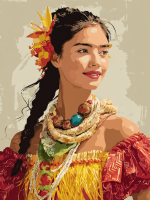 Hawaii-Mädchen