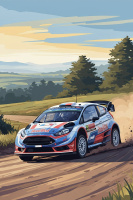 Ford Fiesta Rallye-Auto