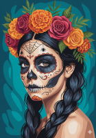 Mexikanische Halloween-Porträtserie – 25-825
