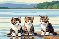 Drei Kätzchen