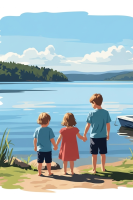 Kinder am See – 25-975