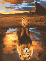 Das Spiegelbild des Löwen