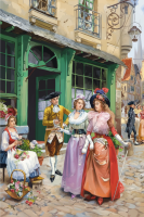 Henry Victor Lesure - Der Blumenhändler - Replik