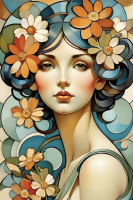 Alphonse Mucha Stil – BG26-0128