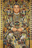 Porträt im Stil von Gustav Klimt – BG26-0211
