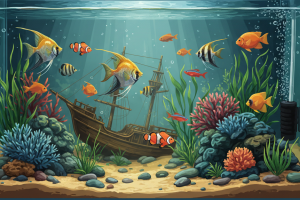 Aquaristik mit Schiffswrack