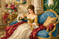 Sekt und Luxus im Rokoko-Stil