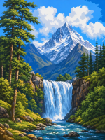Waldwasserfall
