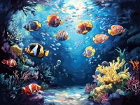 Bunte Fische