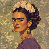 Frida Kahlo Porträt – FR24-006