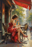 Im Pariser Café
