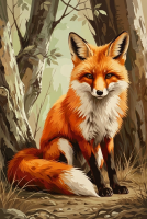 Fuchs im Wald (Gobelin)